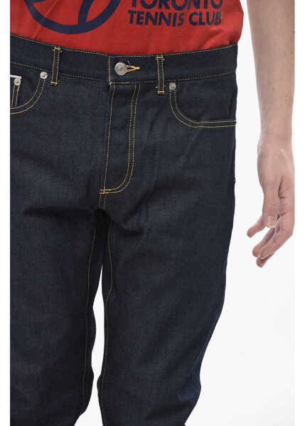 Blugi slim fit Dior Slim-Fit Jeans With Embroidered Logo 16Cm Blue Barbati (BM 19774610) 3