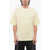 Off-White Cotton Crewneck T-Shirt Arrow With Back Embroidery White