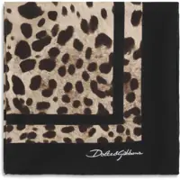 Esarfe Leopard print silk Scarf Femei