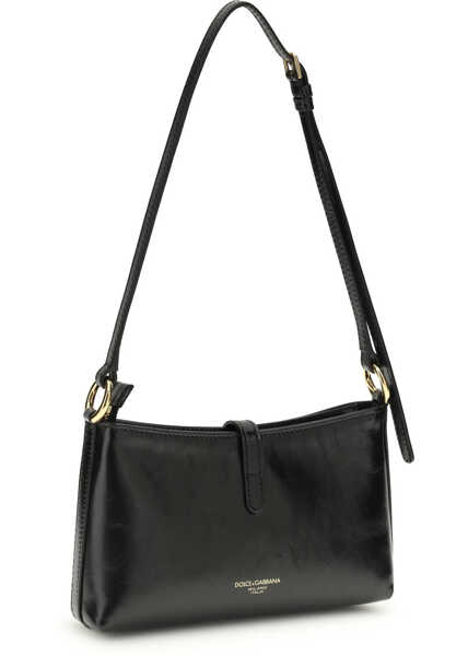 Genti de umar Dolce & Gabbana Lock leather Shoulder Bag NERO Femei (BM 19775093) 3