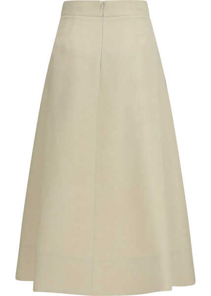 Camasi casual P.A.R.O.S.H. Wide midi Skirt SABBIA Femei (BM 19775099) 2