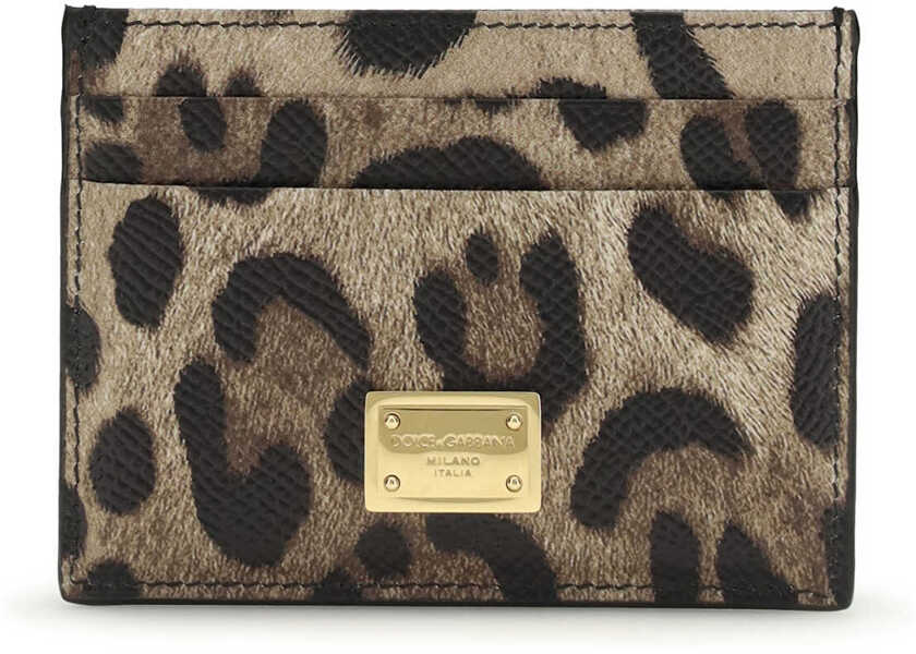 Portofele Dolce & Gabbana Animal print Card Holder LEO NEW Femei (BM 19775102) 1