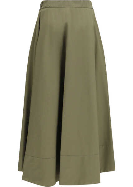 Fuste Cruna Long full Skirt VERDE Femei (BM 19775105) 2