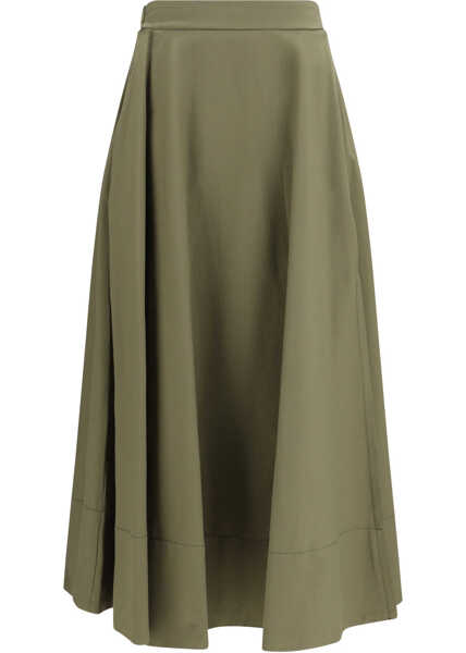 Fuste Cruna Long full Skirt VERDE Femei (BM 19775105) 1