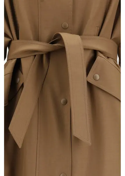 Paltoane Max Mara Long duster Coat MARRONE Femei (BM 19775132) 3