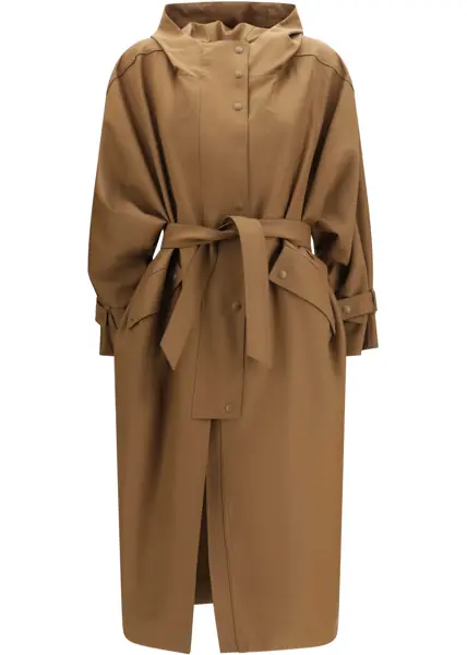 Paltoane Max Mara Long duster Coat MARRONE Femei (BM 19775132) 1