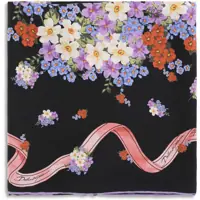 Esarfe Silk Scarf with floral print Femei