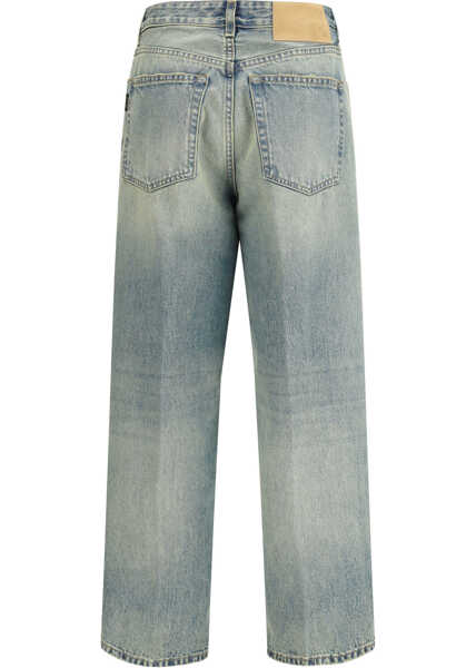 Blugi HAIKURE Straight-leg Jeans EARTH BLUE Femei (BM 19775189) 2