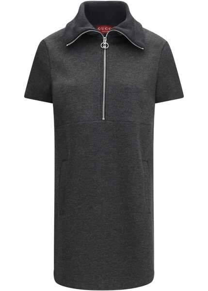 Rochii Gucci Double GG Dress DARK GREY Femei (BM 19775216) 1