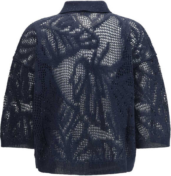 Tricouri Polo Brunello Cucinelli Dazzling Water Lillies Polo Shirt ABISSO Femei (BM 19775219) 2