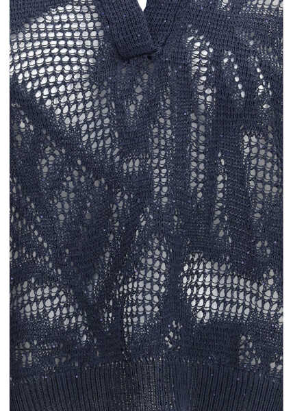 Tricouri Polo Brunello Cucinelli Dazzling Water Lillies Polo Shirt ABISSO Femei (BM 19775219) 3