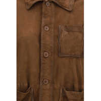 Imbracaminte P.A.R.O.S.H. Dama pagina 2 - Jachete P.A.R.O.S.H. Suede Jacket CUOIO Femei (BM 19775225) - B-mall.ro