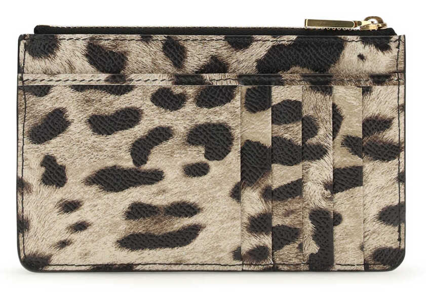 Portofele Dolce & Gabbana Animal print leather Card Holder LEO NEW Femei (BM 19775234) 2