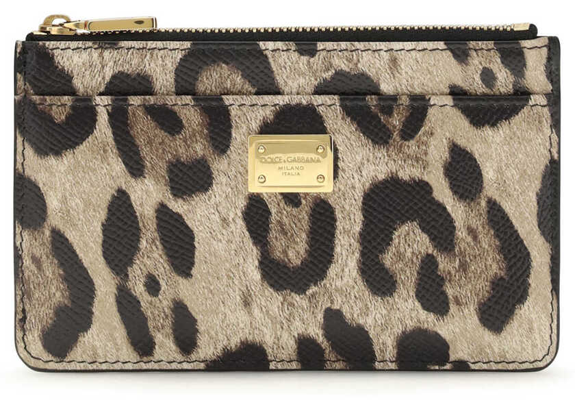 Portofele Dolce & Gabbana Animal print leather Card Holder LEO NEW Femei (BM 19775234) 1