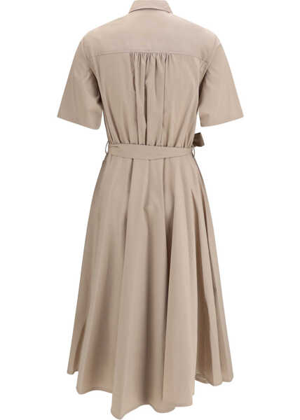 Rochii Cruna Long Shirtdress BEIGE Femei (BM 19775264) 2