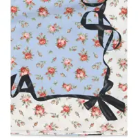 Esarfe Dama - Esarfe Dolce & Gabbana Silk Scarf with rose print ROSELLINE F.CELESTE Femei (BM 19775267) - B-mall.ro