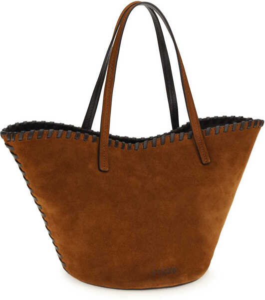 Genti de mana STAUD Suede Caro Handbag TABAC/ESPRESSO Femei (BM 19775273) 2