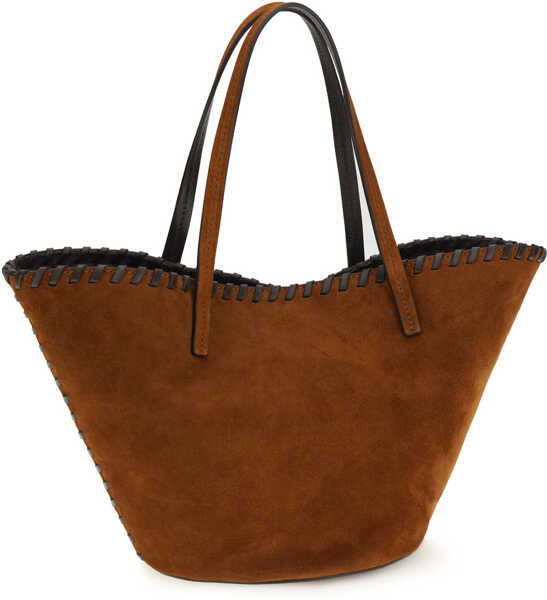 Genti de mana STAUD Suede Caro Handbag TABAC/ESPRESSO Femei (BM 19775273) 3