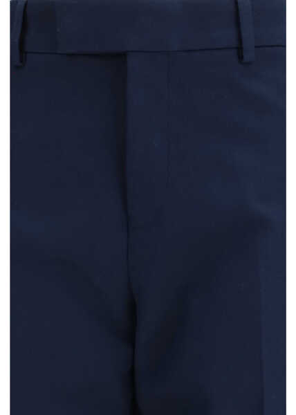 Pantaloni casual Ferragamo Cotton and cashmere chinos Pants NEW NAVY Barbati (BM 19775276) 3