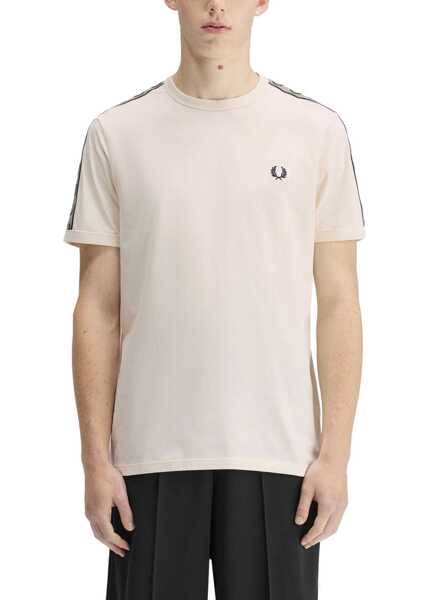Tricouri Fred Perry T-Shirt With Logo IVORY Barbati (BM 19775399) 2