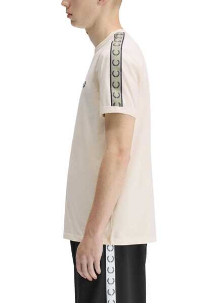 Tricouri Fred Perry T-Shirt With Logo IVORY Barbati (BM 19775399) 3