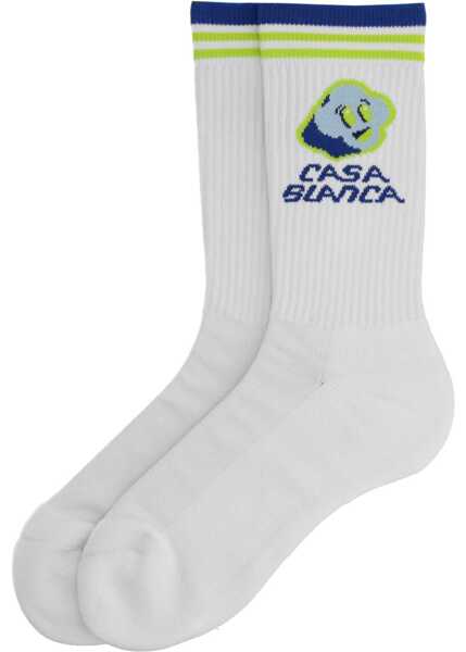 Sosete Casablanca Blue Cc Smile Socks WHITE Barbati (BM 19775429) 2