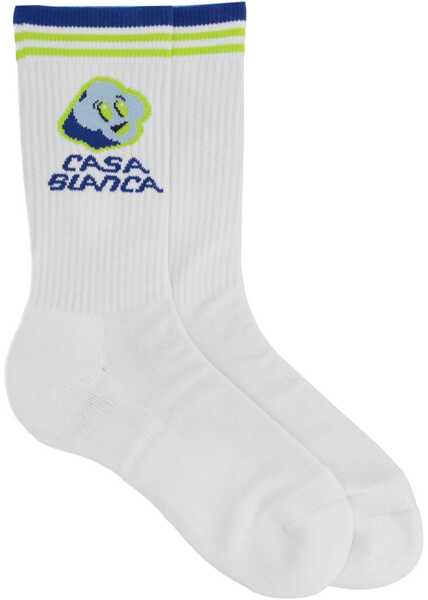 Sosete Casablanca Blue Cc Smile Socks WHITE Barbati (BM 19775429) 1