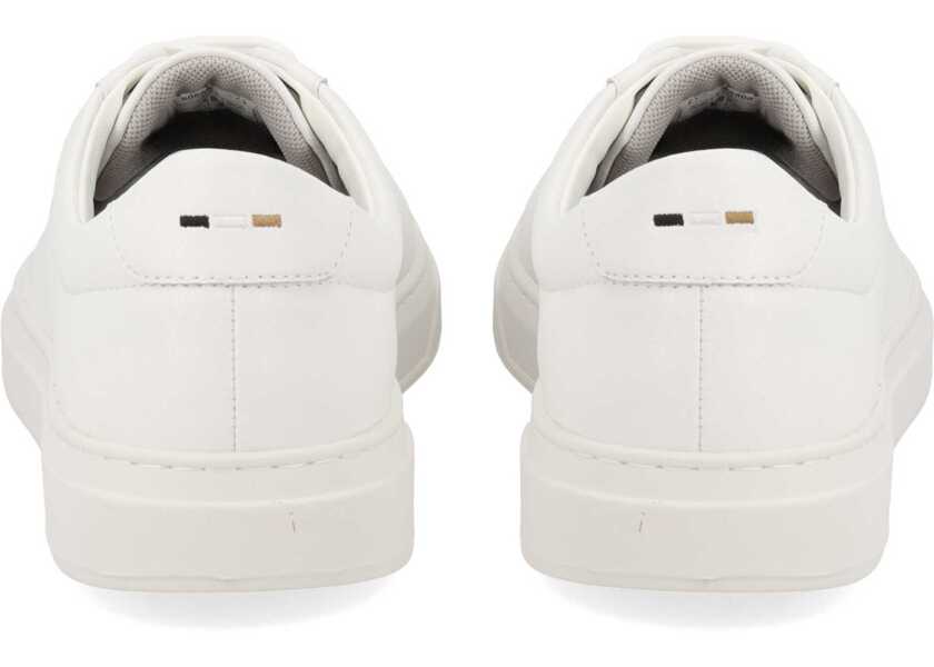 Sneakers Hugo Boss Leather Sneaker WHITE Barbati (BM 19775480) 4