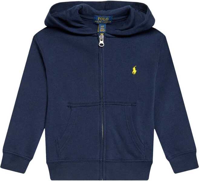 Camasi casual Ralph Lauren Zipper Sweatshirt With Logo BLUE Baieti (BM 19775483) 1
