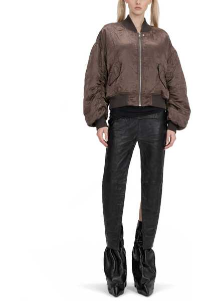 Bomber jacket Rick Owens Bomber Jacket Bucket Flight BROWN Femei (BM 19775513) 2