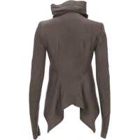 Geci Dama - Geci de piele Rick Owens Temple Naska Biker Jacket BROWN Femei (BM 19775516) - B-mall.ro