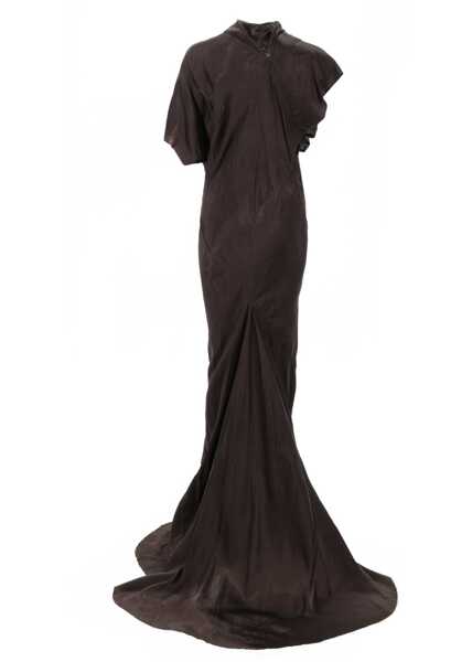 Rochii casual Rick Owens Long Seb Gown Dress BROWN Femei (BM 19775528) 3