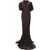 Rick Owens Long "Seb Gown" Dress BROWN