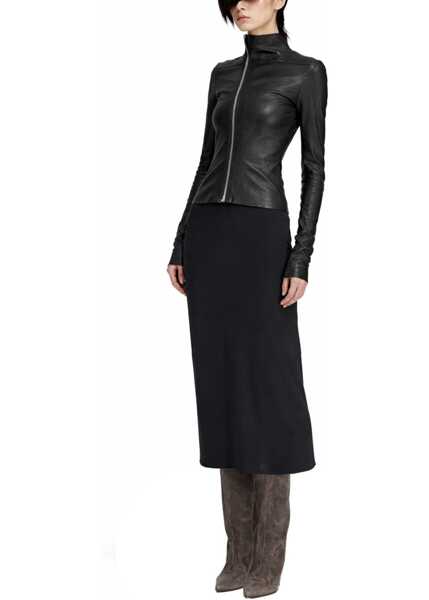 Geci de piele Rick Owens Leather Jacket Gary BLACK Femei (BM 19775576) 2