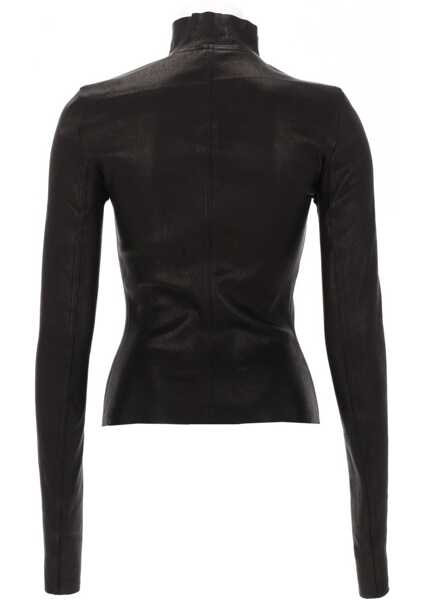 Geci de piele Rick Owens Leather Jacket Gary BLACK Femei (BM 19775576) 3