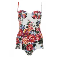 Costume de baie intregi Floral Print One Piece Swimsuit Femei