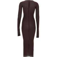 Rochii Dama - Rochii casual Rick Owens Long-Sleeved Midi Dress BROWN Femei (BM 19775648) - B-mall.ro