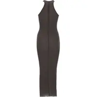 Rochii Dama - Rochii casual Rick Owens Silk Blend Midi Dress BROWN Femei (BM 19775711) - B-mall.ro