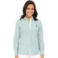 Camasi casual Long Sleeve Vertical Stripe Shirt Femei