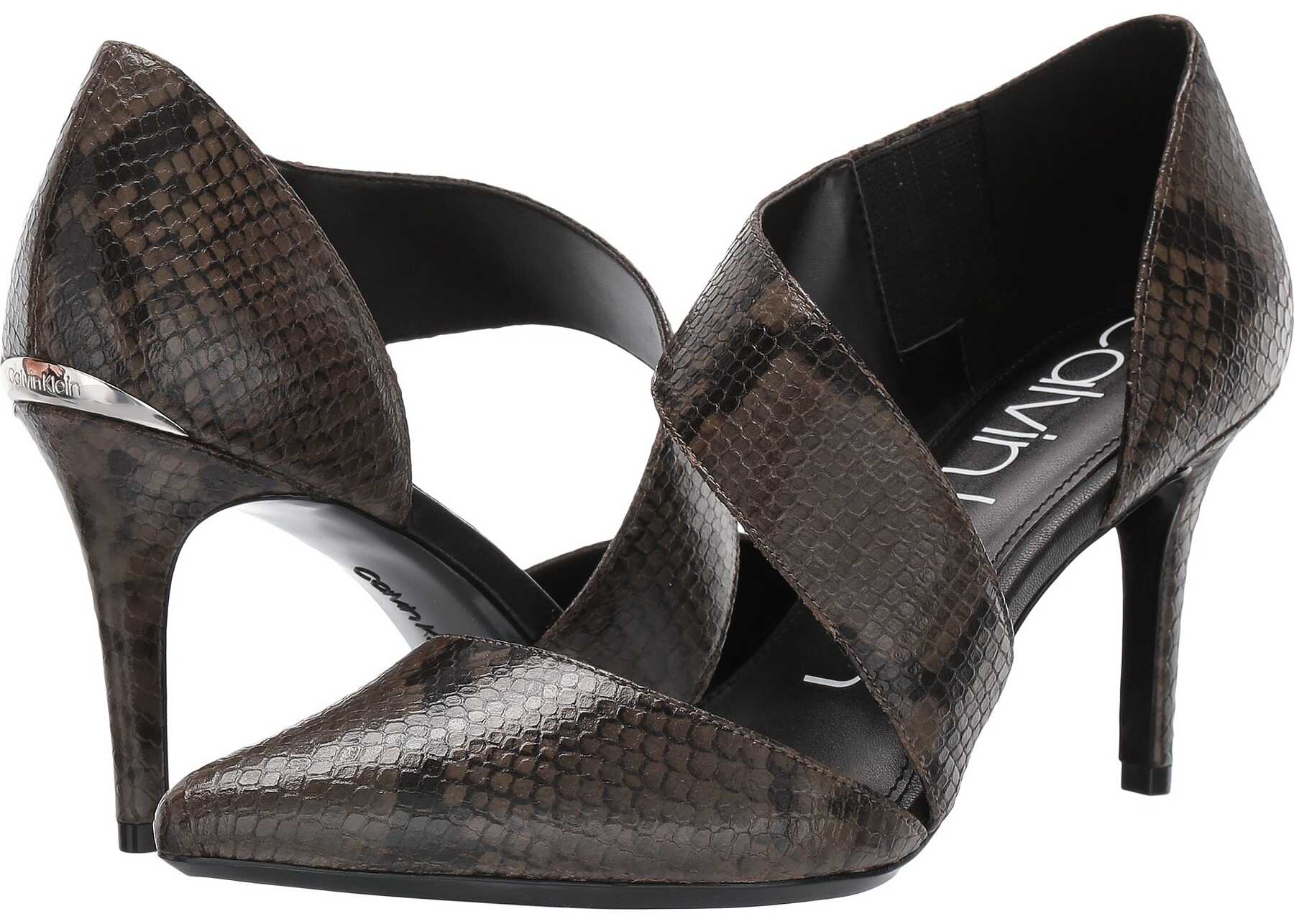 Calvin Klein Gella Pump Camouflage Two-Tone Snake