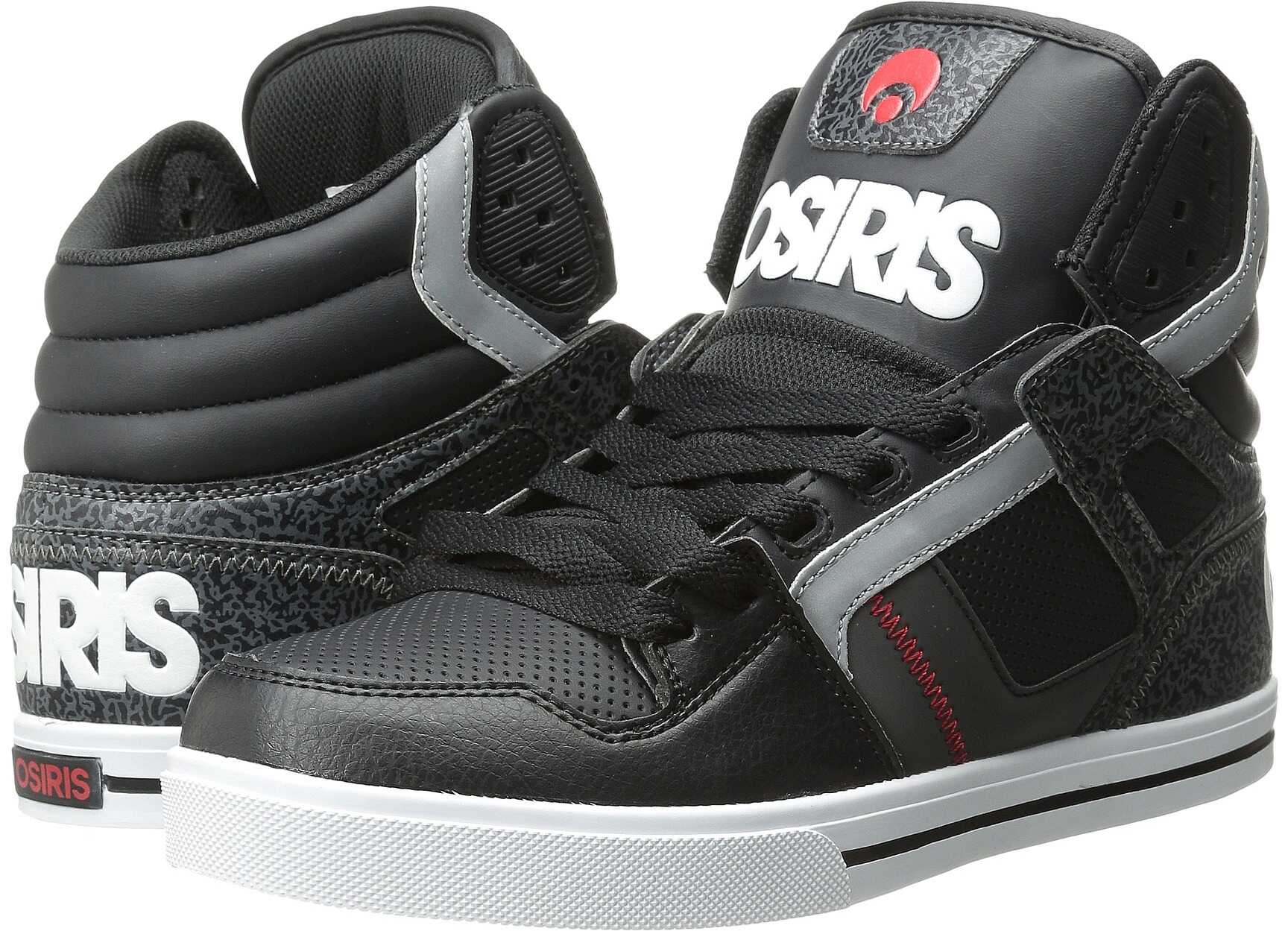 Tenis Osiris Clone Black/White/Red