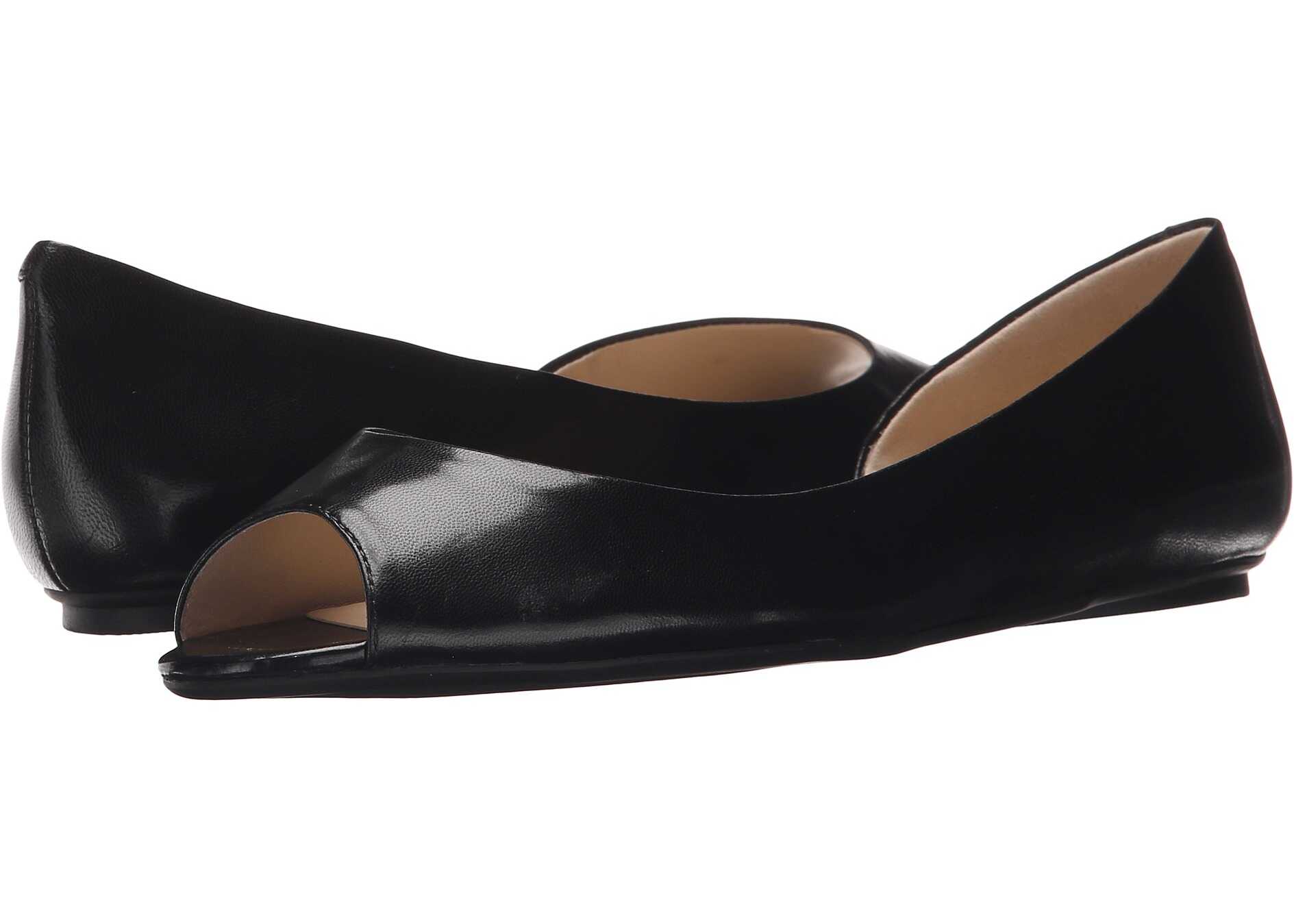 Balerin Nine West Bachloret Black Leather