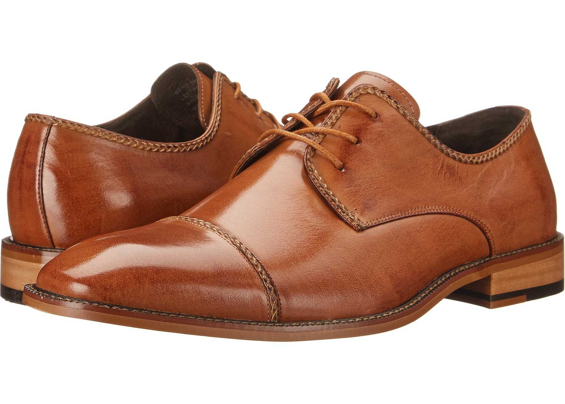 Stacy Adams Brayden Cap Toe Oxford Tan