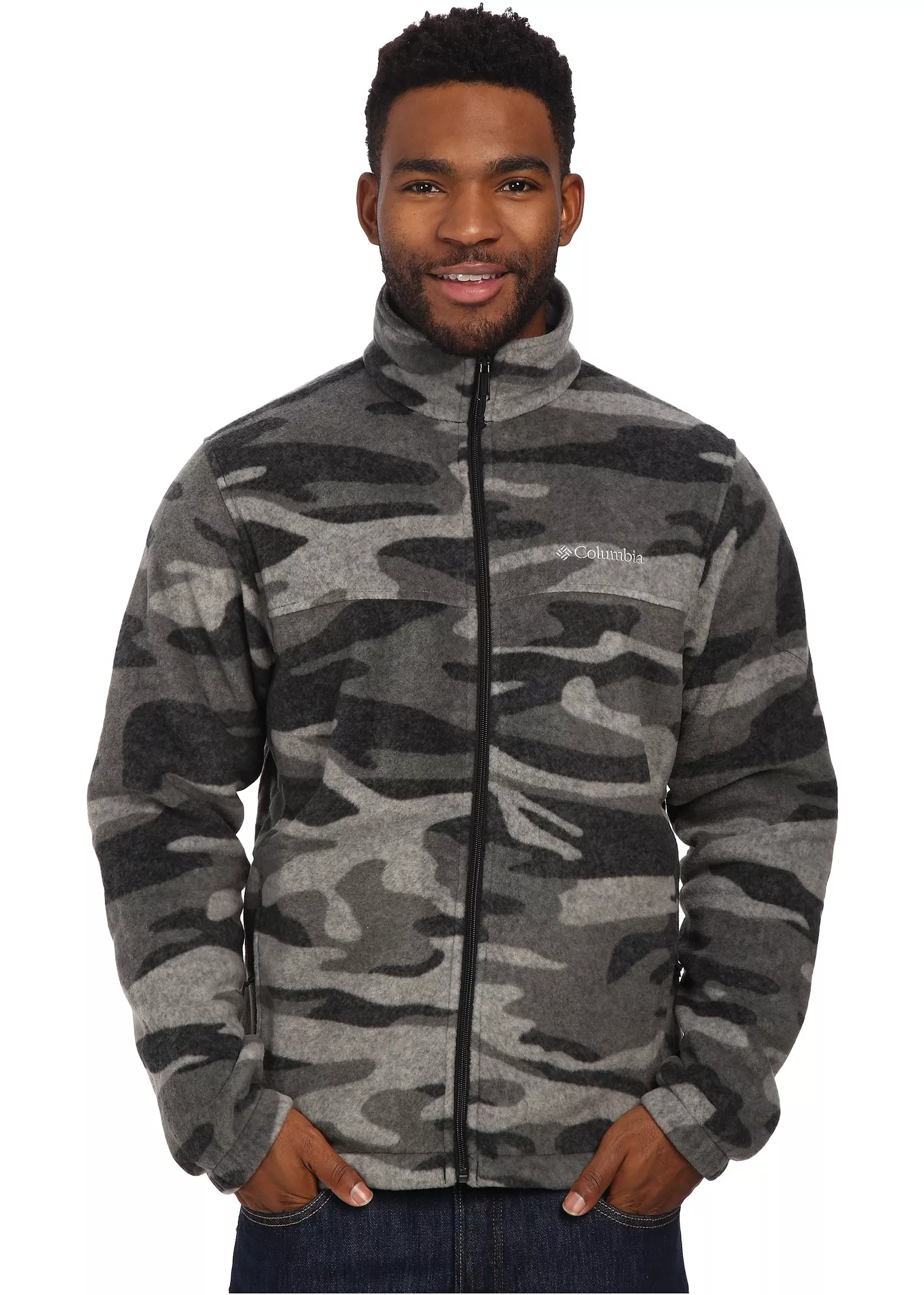 Geaca Columbia Steens Mountain™ Print Jacket Black Tweed Camo