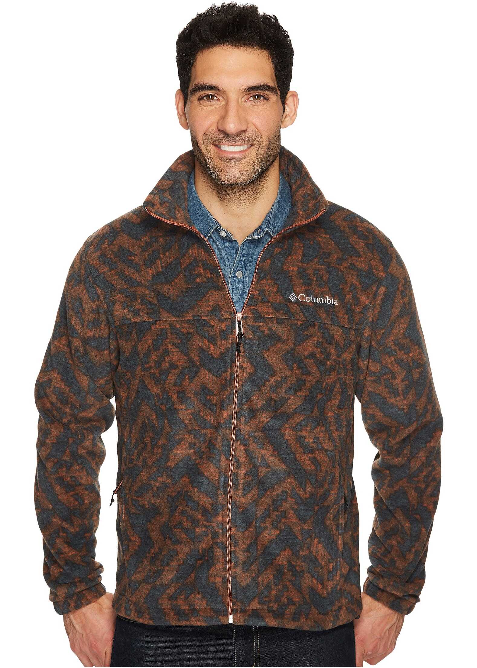 Geaca Columbia Steens Mountain™ Print Jacket Rustic Brown Galicut