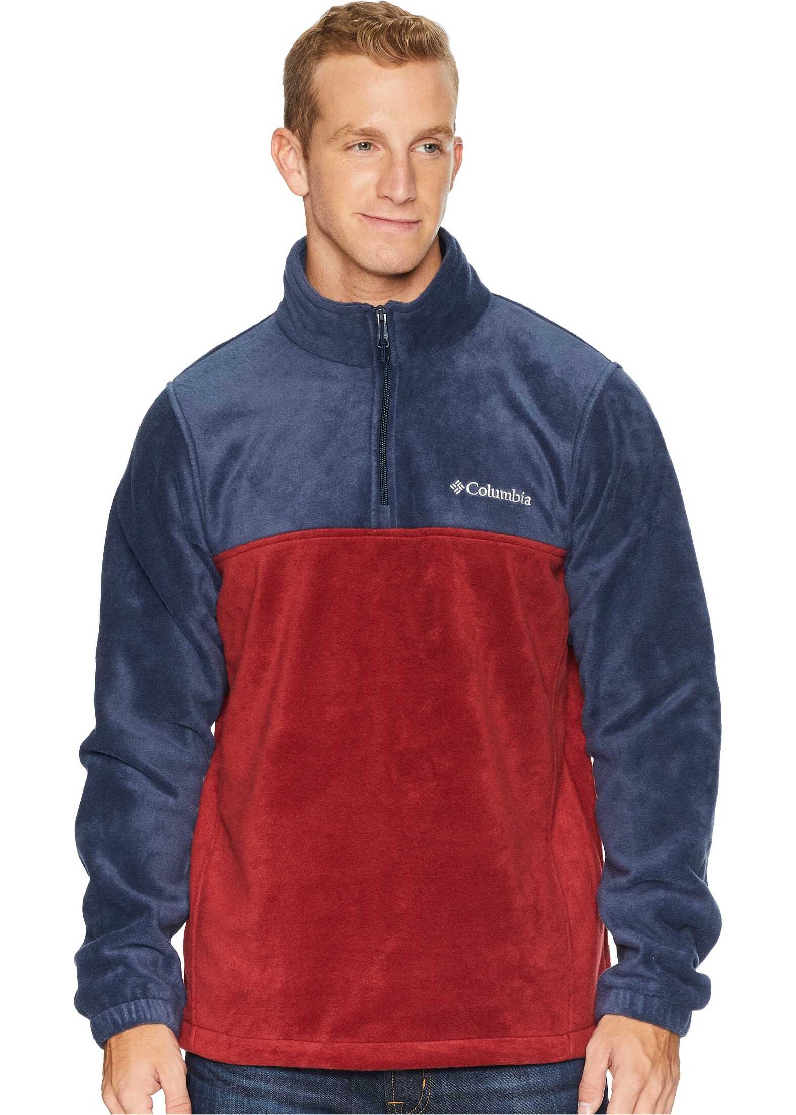 Columbia Steens Mountain™ Half Zip Collegiate Navy/Red Element