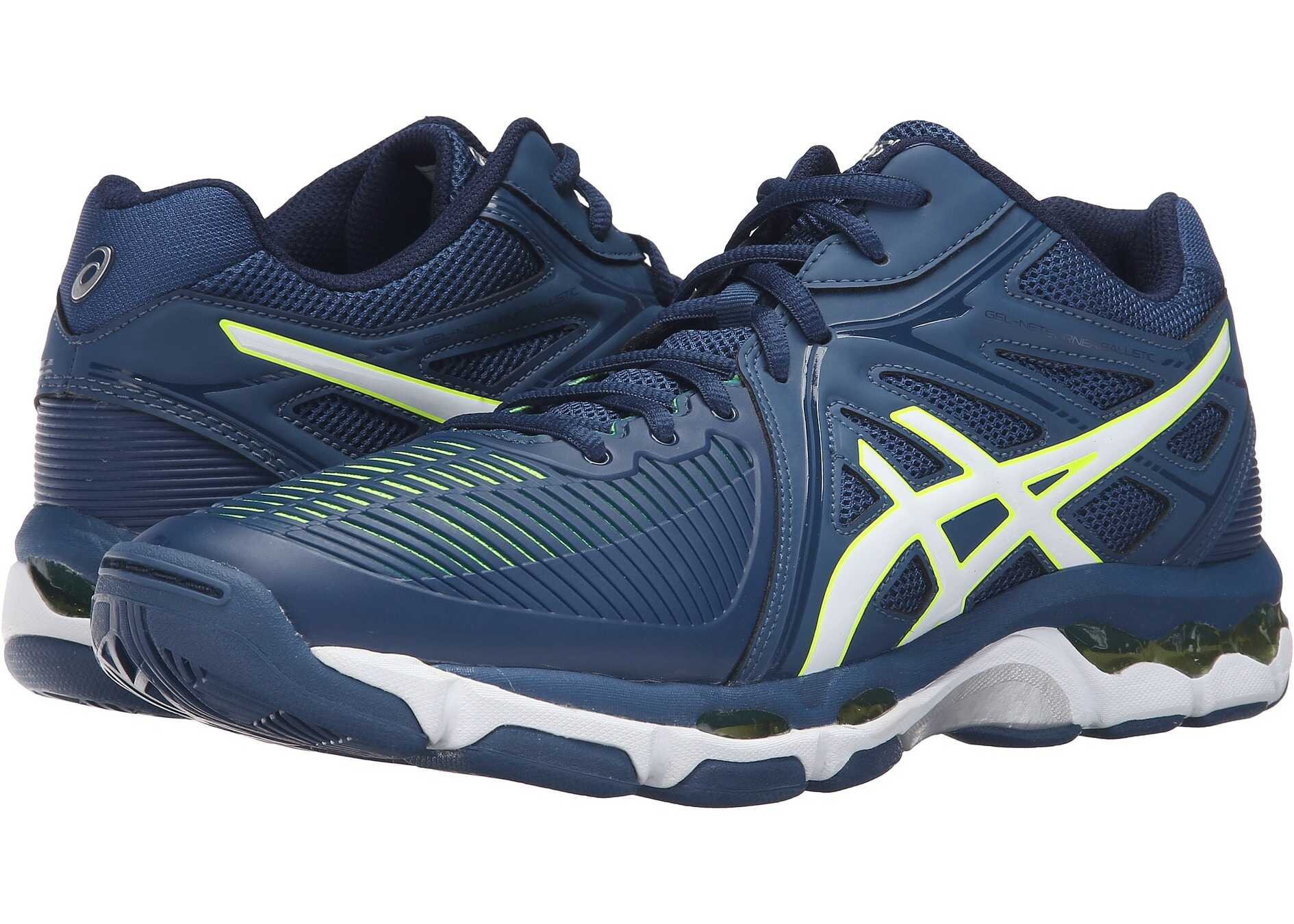 ASICS GEL-Netburner Ballistic™ MT Poseidon/White/Safety Yellow