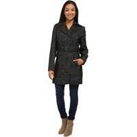 Pardesie & Trenciuri Wool Belted Coat w/ Asymmetrical Zipper Femei
