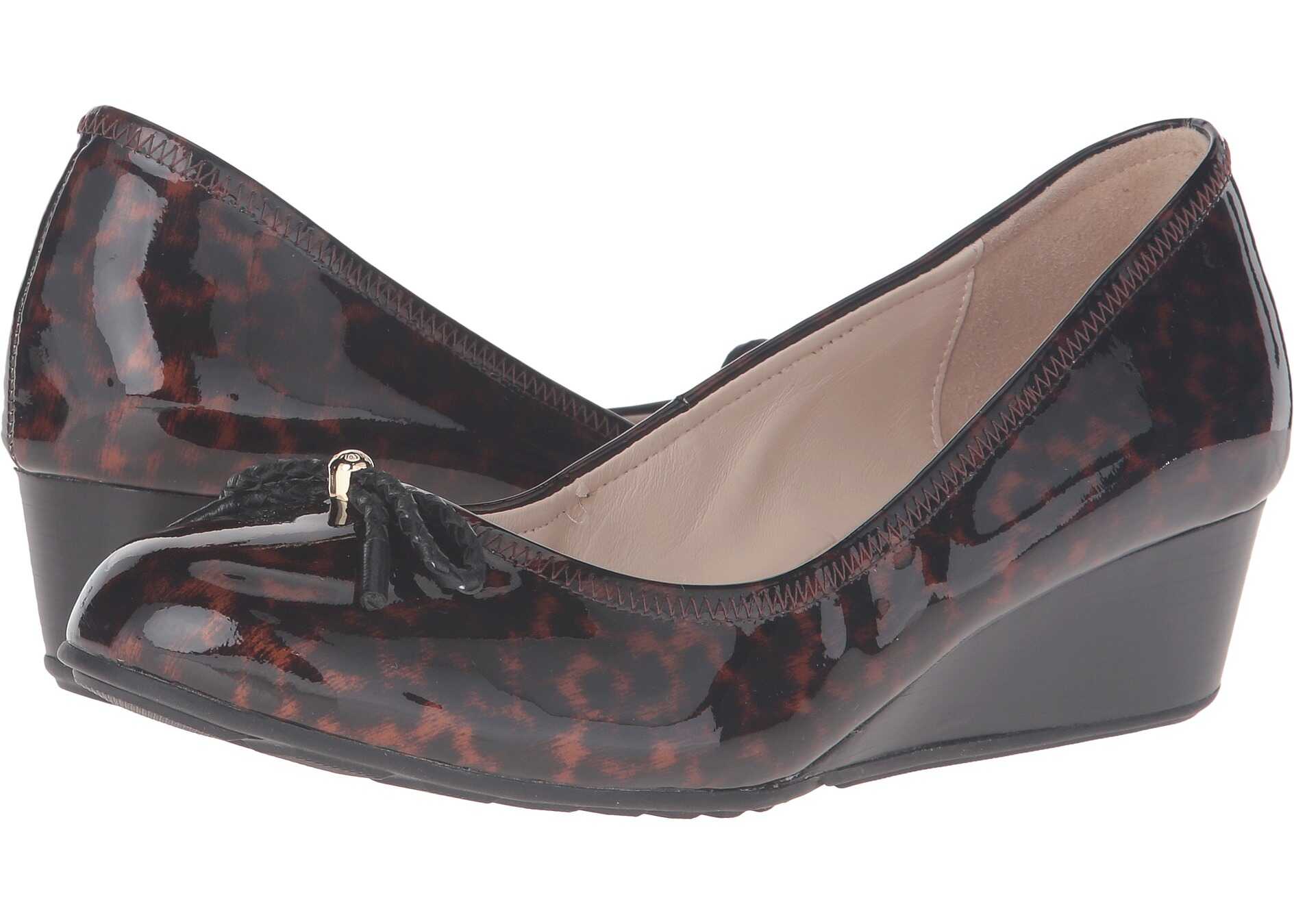 Pantof Cole Haan Tali Grand Lace Wedge 40 Tortoise Print/Patent Print