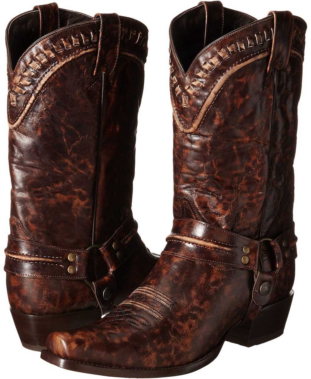Gheata Stetson Outlaw Buckstitch Marbled Brown